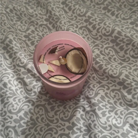 New PINK Pink Coco Candle - Picture 2 of 3
